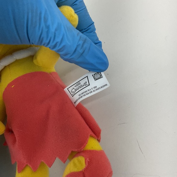 The Simpsons Character Plush Doll LOT Milhouse Lisa Itchy Mouse Homer Maggie - Picture 3 of 4